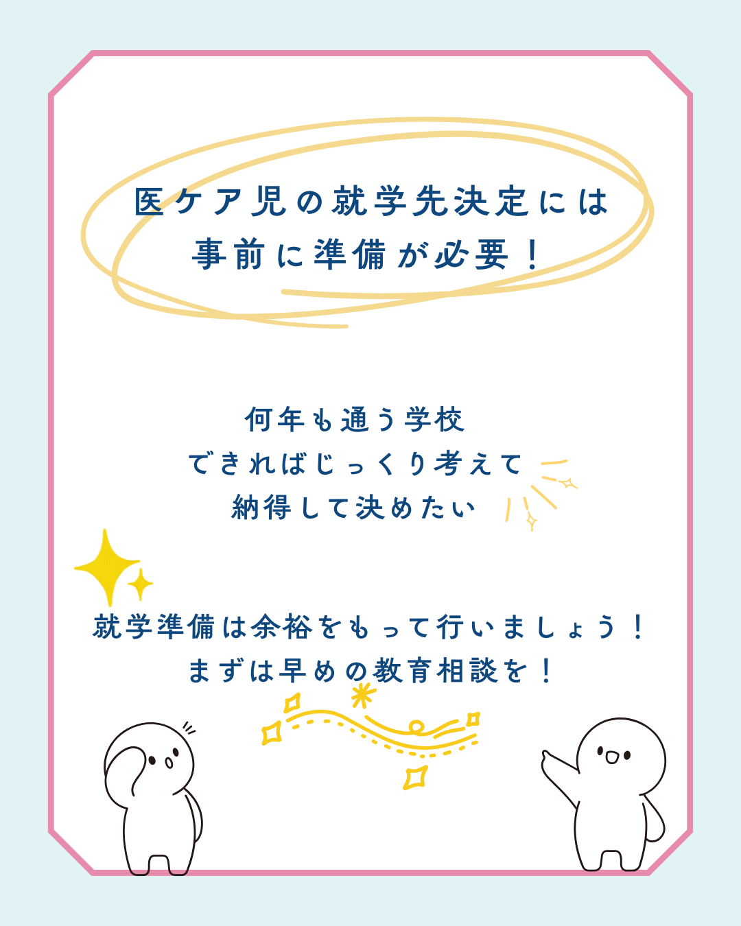 H-2　医ケア児の学校　就学までのながれについて