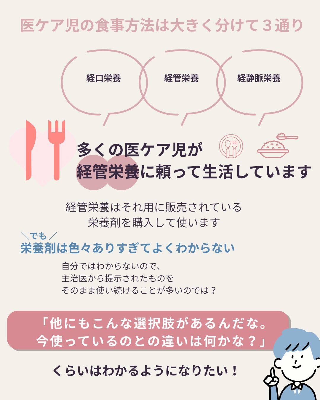 F-2　医ケア児の食事②　なにを食べる？（経管栄養についてしっておこう！）